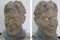 Charlie Sheen Mask sculpture